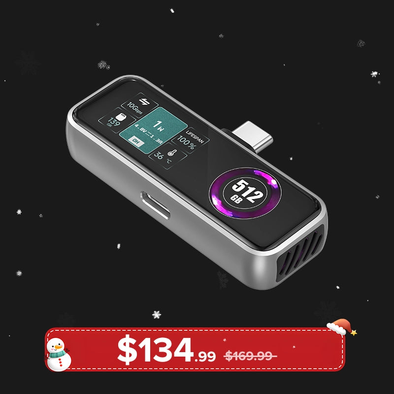 ZIKE Z791C Next Level USB-C Magnetic Extended Storage for iPhone 17/16/15 Series