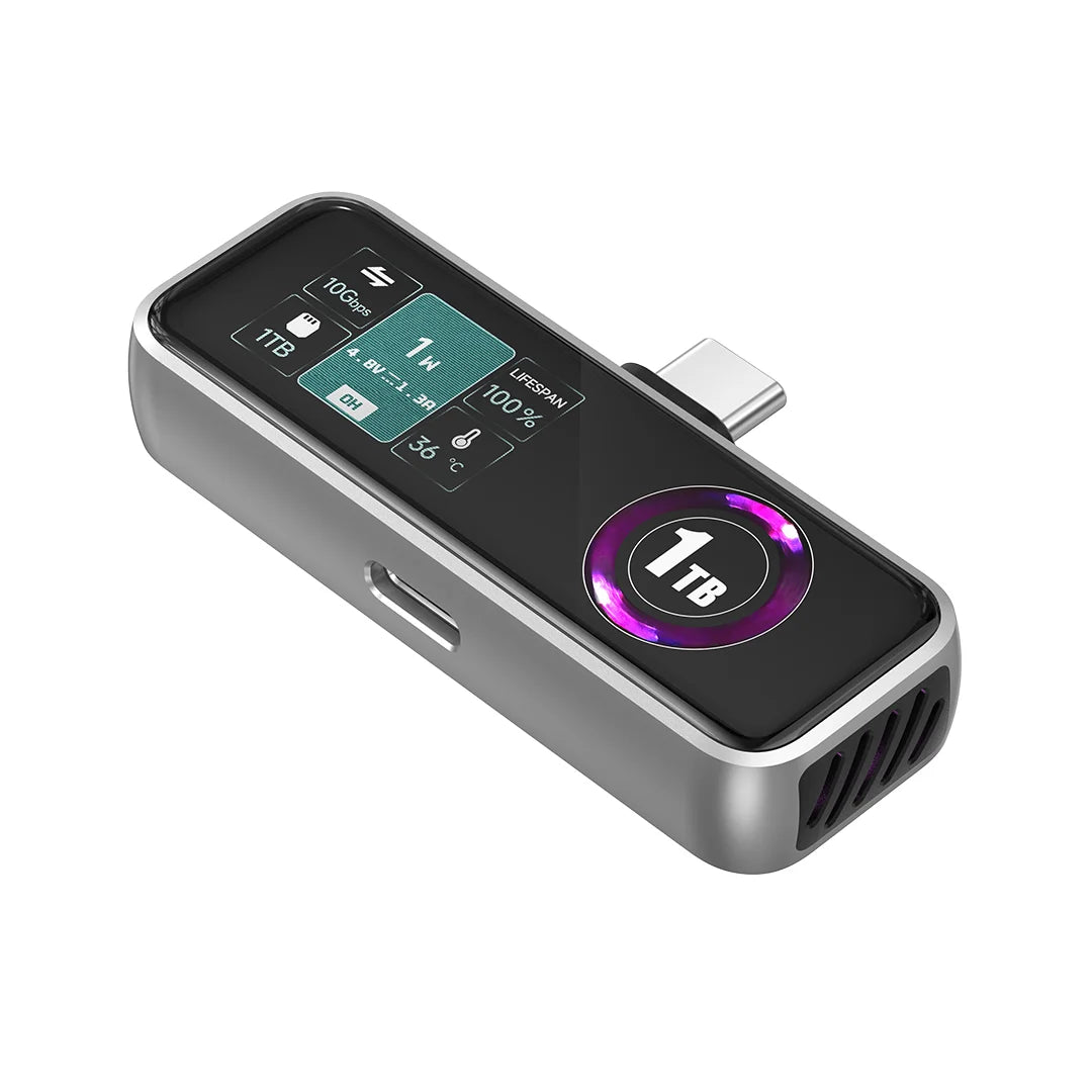 ZIKE Z791C USB-C Magnetic Extended Storage for iPhone 17/16/15 Series 1TB