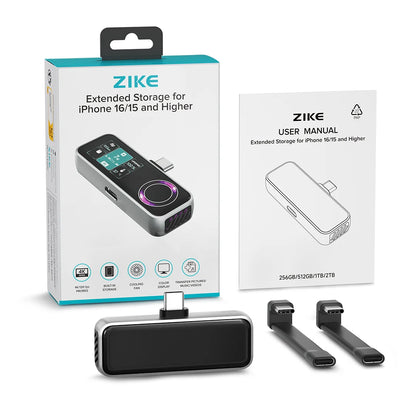 ZIKE Z791C USB-C Magnetic Extended Storage for iPhone 16/15 Series