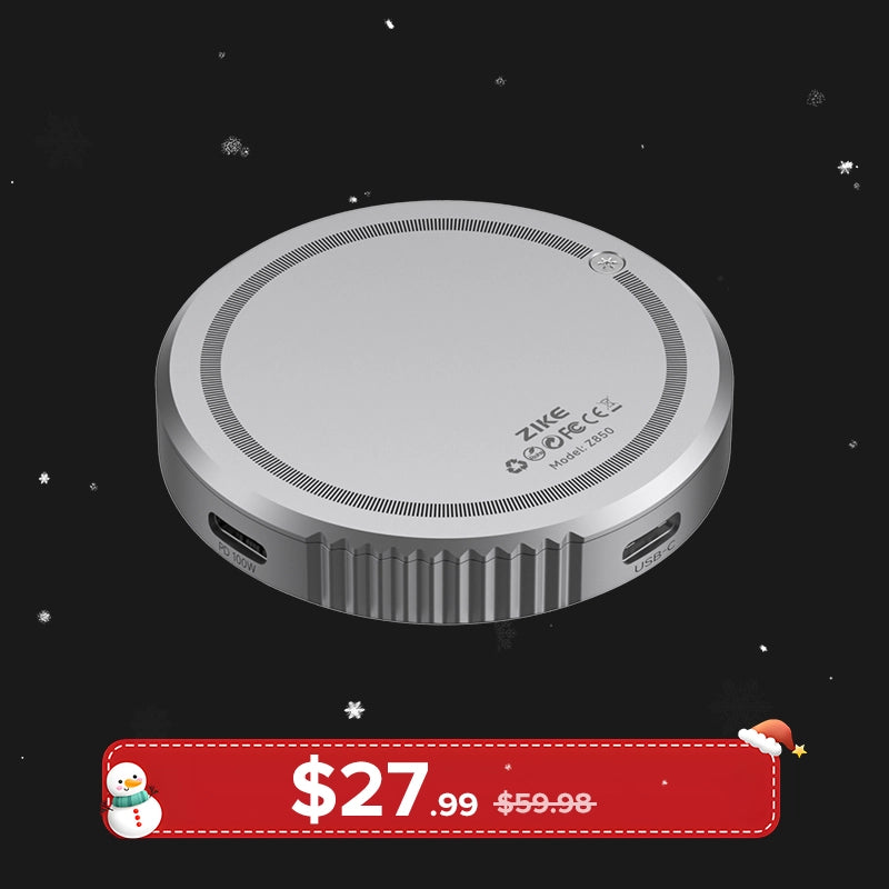 ZIKE Z850 USB-C Magnetic M.2 2230 NVMe SSD Enclosure for iPhone 17/16/15