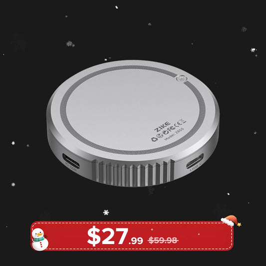 ZIKE Z850 USB-C Magnetic M.2 2230 NVMe SSD Enclosure for iPhone 17/16/15