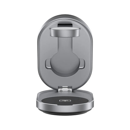 ZIKE Z855 3‑in‑1 Qi2 Magnetic Foldable Wireless Charger – 15W Fast Charging for iPhone & More