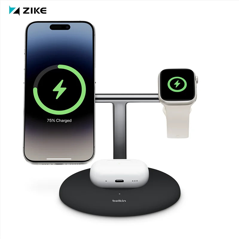 ZIKE blog Belkin BoostCharge Pro 3-in-1 Wireless Charger