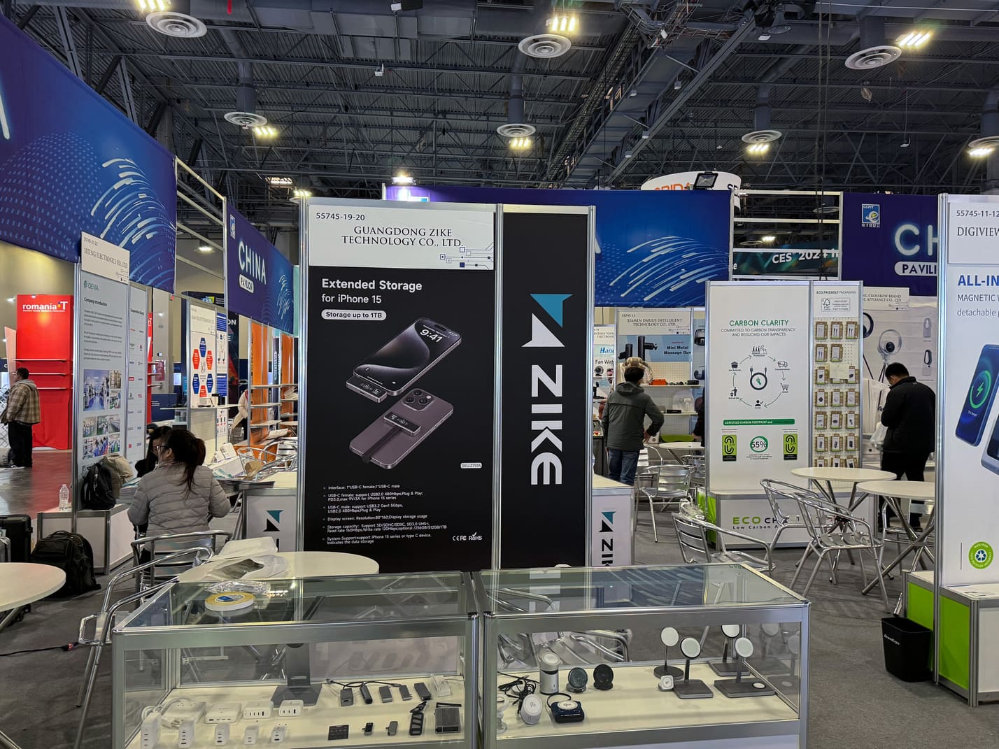 ZIKE participated in the 2024 CES exhibition