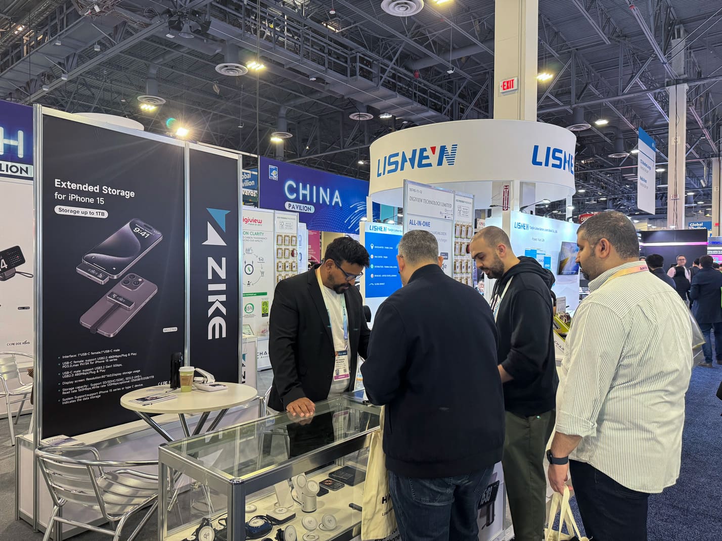 ZIKE participated in the 2024 CES exhibition