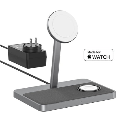 ZIKE Z557C 3-in-1 Magnetic Wireless Charging Stand