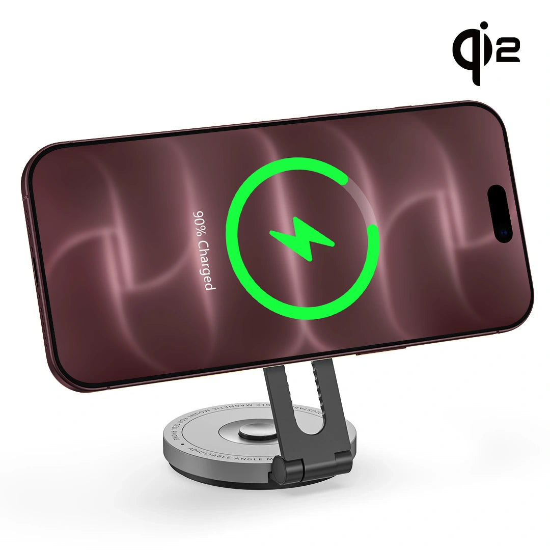 ZIKE Z677 15W Qi2 Tesla Magnetic Wireless Charger Phone Holder