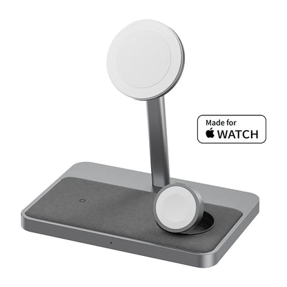 ZIKE Z557C 3-in-1 Magnetic Wireless Charging Stand