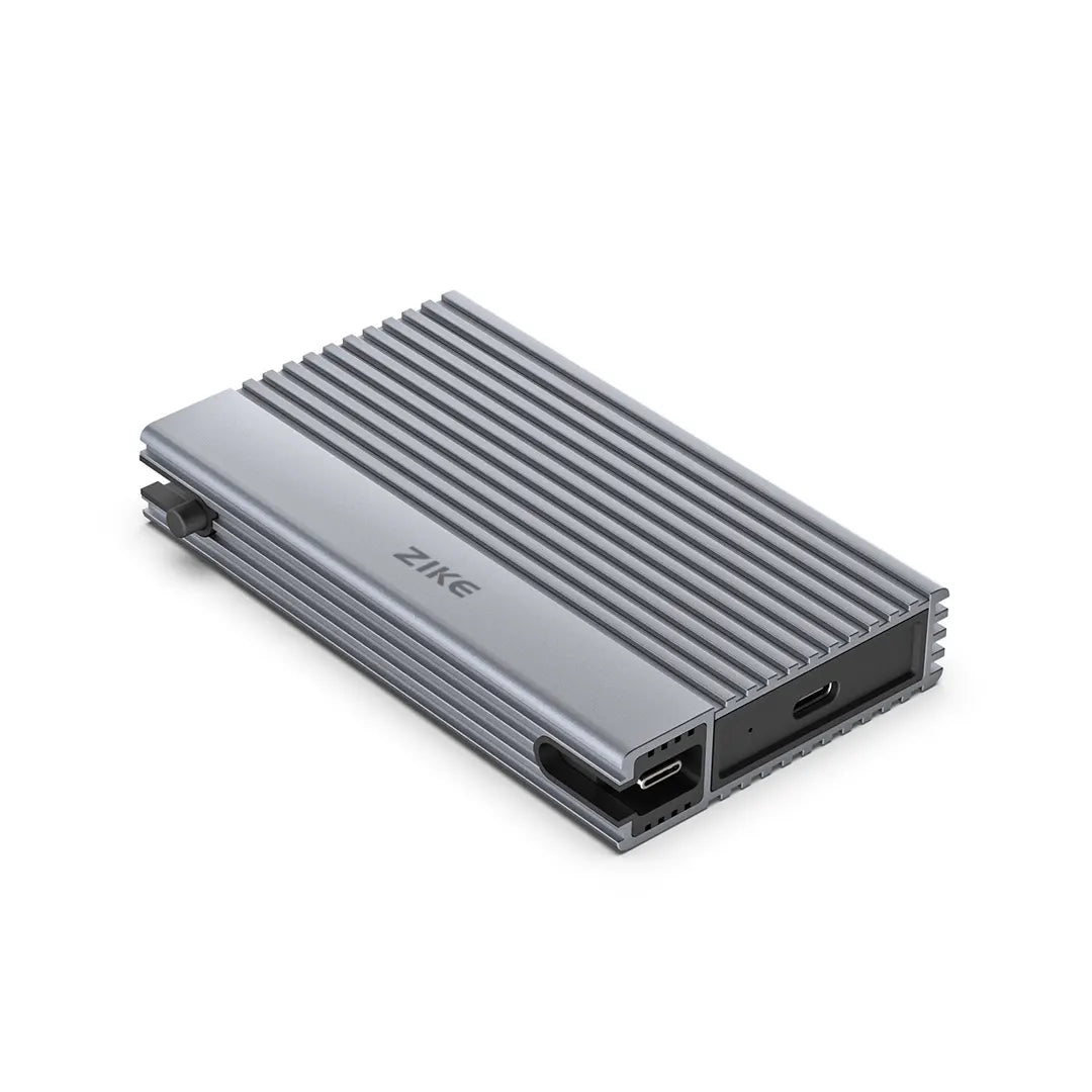 ZikeDrive Z666 USB4 40Gbps NVMe M.2 SSD Enclosure with Long Cable ZikeDrive Z666 USB4 40Gbps NVMe M.2 SSD Enclosure with Long Cable