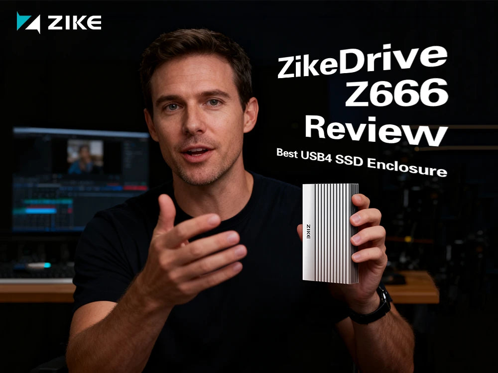 Z Disk For Computer ZikeDrive Z666 Review: Top USB4 SSD Enclosure for MacBook & Windows ...