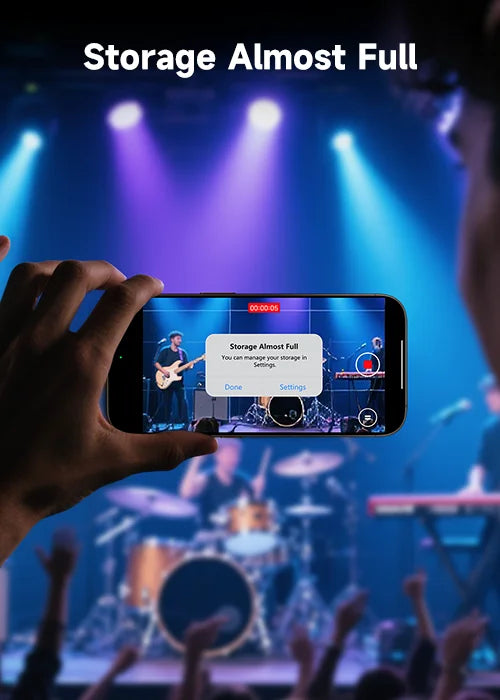 ZIKE Z791C Next Level USB-C Magnetic Extended Storage for iPhone 16/15 Series