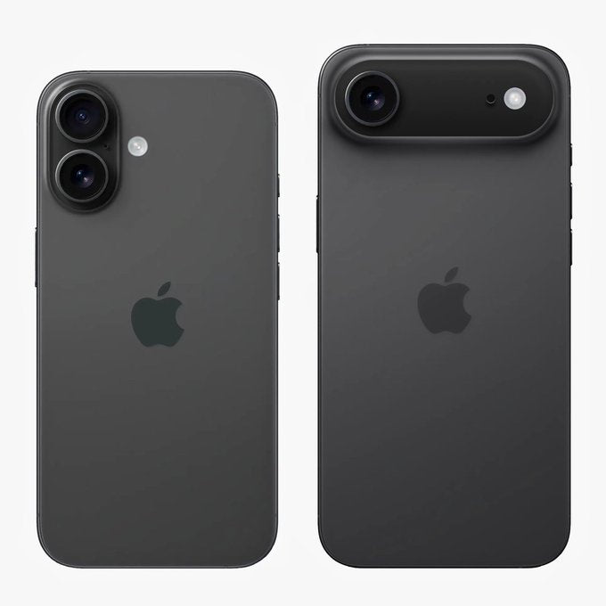 iPhone 17 design leak showcasing horizontal camera bar.