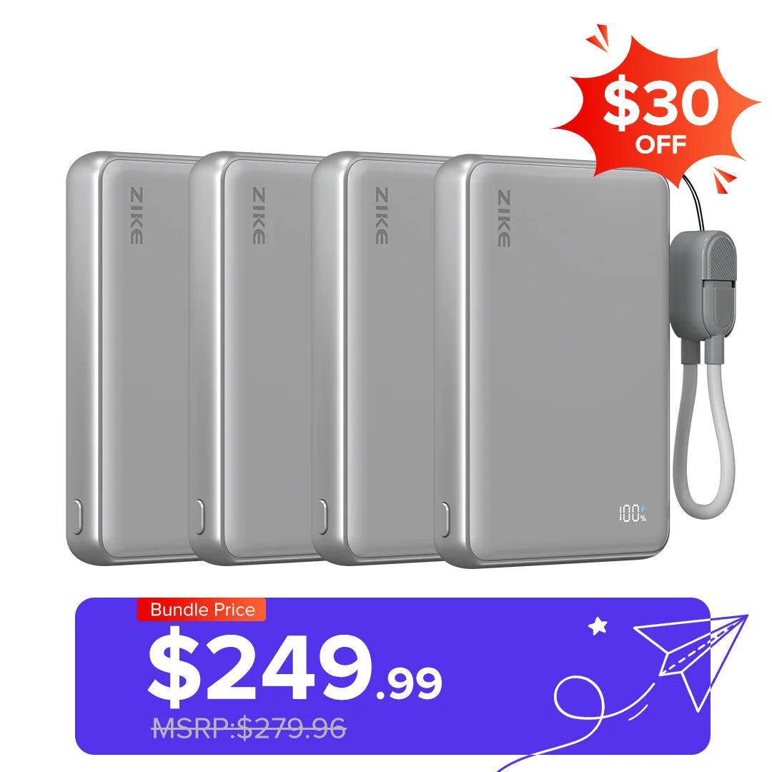 ZIKE Z1052A Solid-State Qi2 15W Power Bank 10000mAh