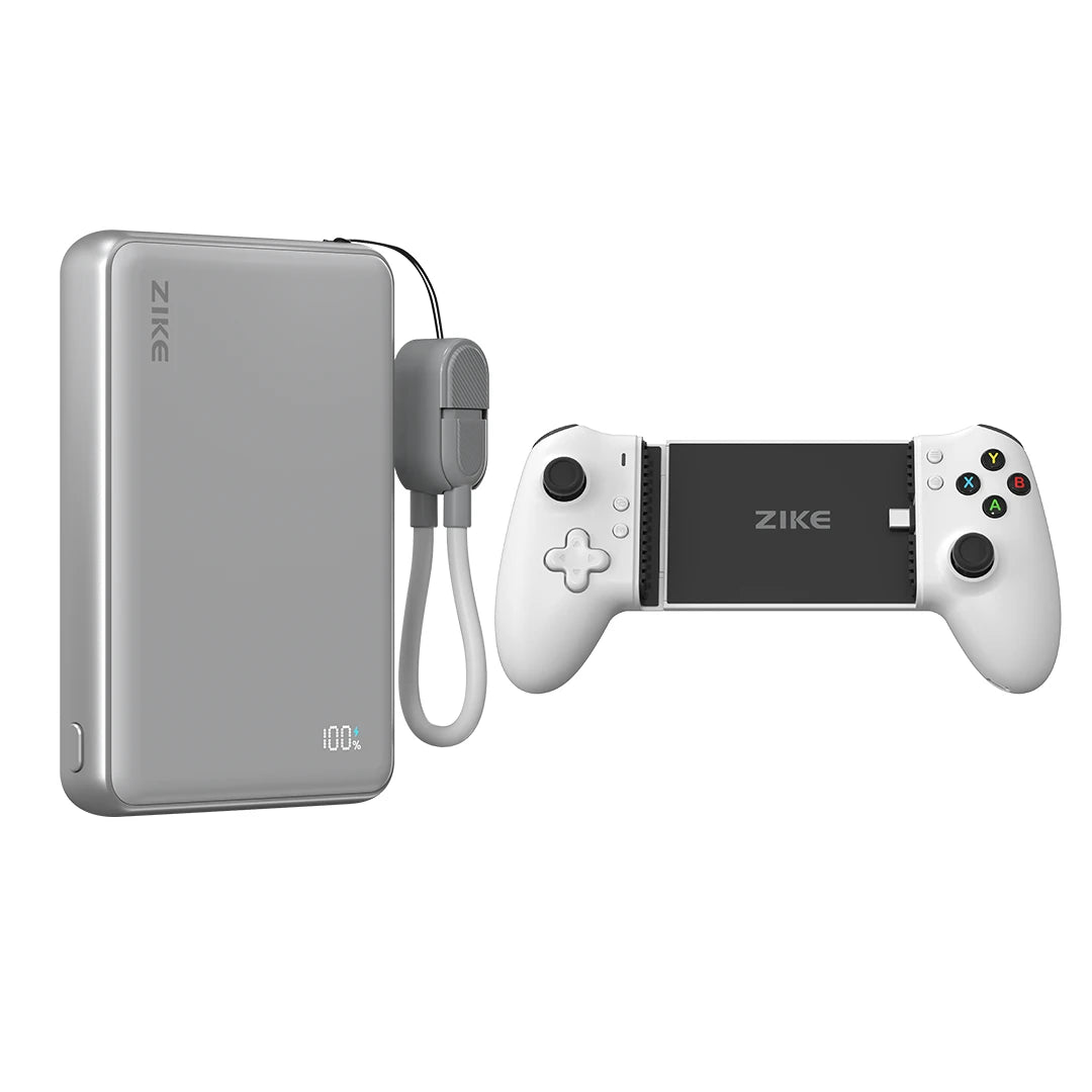 (Pack économique) Manette de jeu mobile USB-C ZIKE Z331 + Batterie externe portable 10000mAh