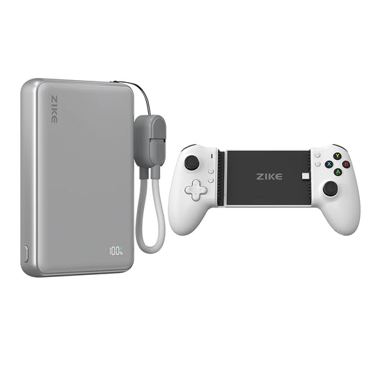 (Pack économique) Manette de jeu mobile USB-C ZIKE Z331 + Batterie externe portable 10000mAh