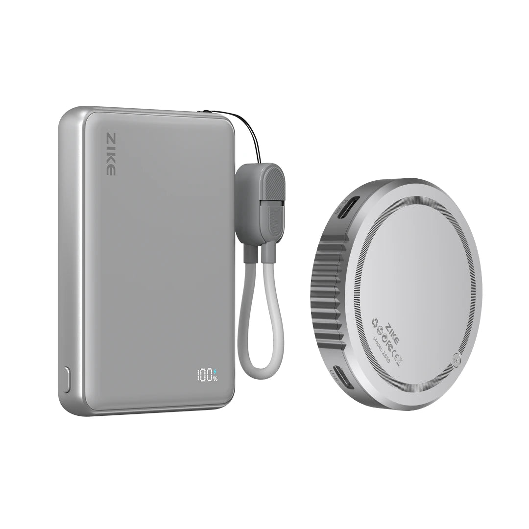 (Pack Duo) Boîtier SSD ZIKE Z850 USB-C magnétique M.2 2230 NVMe + Batterie Externe 10000 mAh