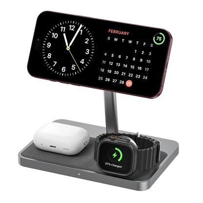 ZIKE Z557C 3-in-1 Magnetic Wireless Charging Stand